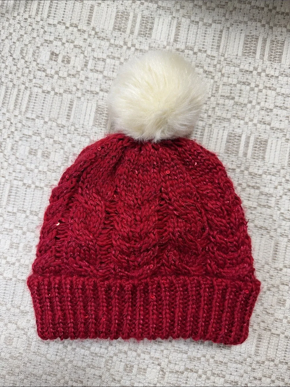 Kids Knit Pom Beanie Hat